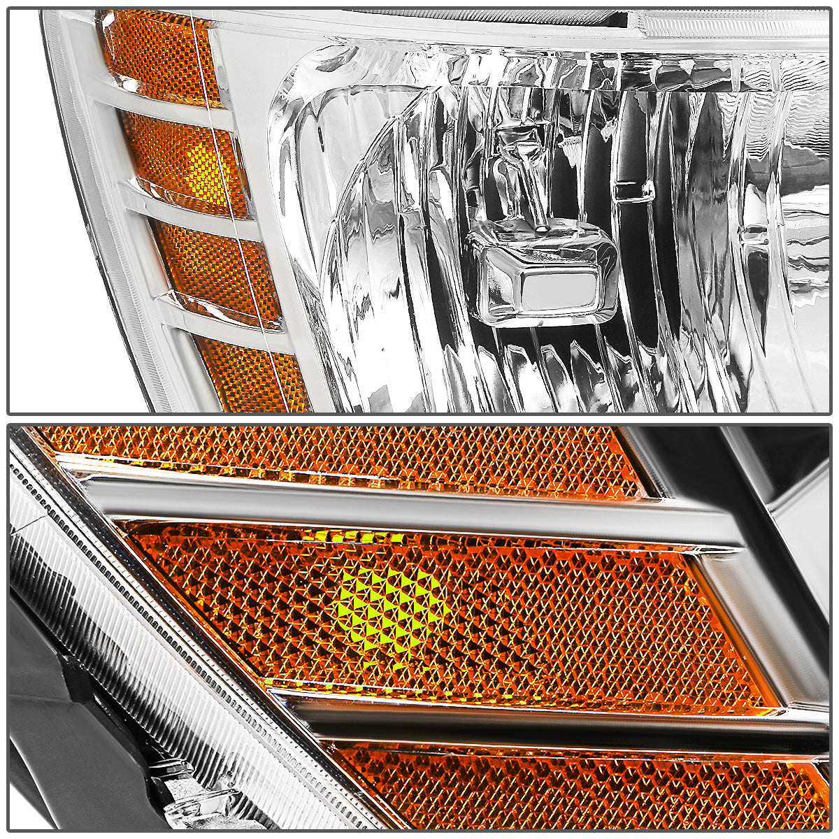 FAROS OE STYLE - 09-20 DODGE JOURNEY - USES 9005 HIGH/9006 LOW BEAM BULBS - CHROME HOUSING - RIGHT