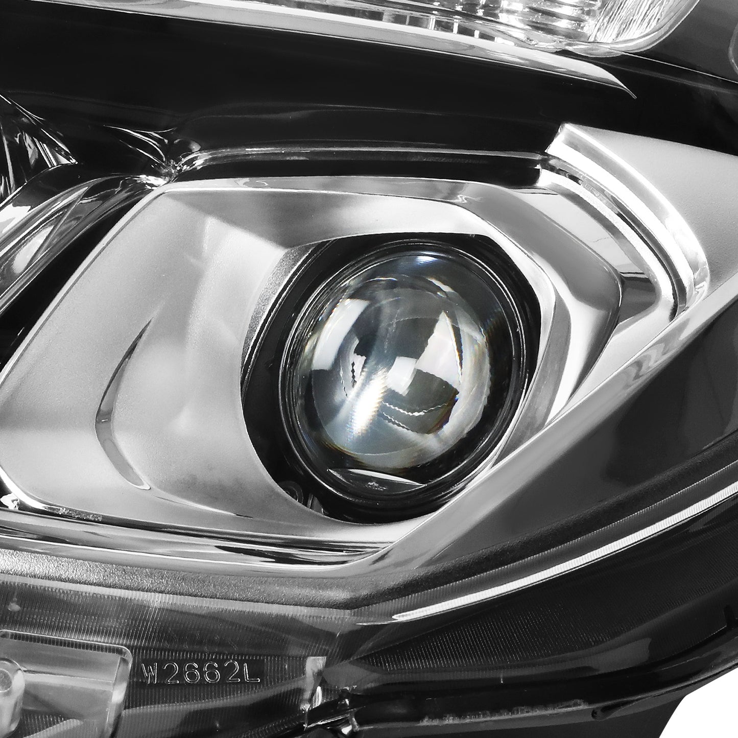 FAROS 16-17 CHEVROLET EQUINOX - USES 9005 HIGH / H11 LOW BEAM BULBS / 7444NA SIGNAL - LEFT - OE STYLE - CHROME