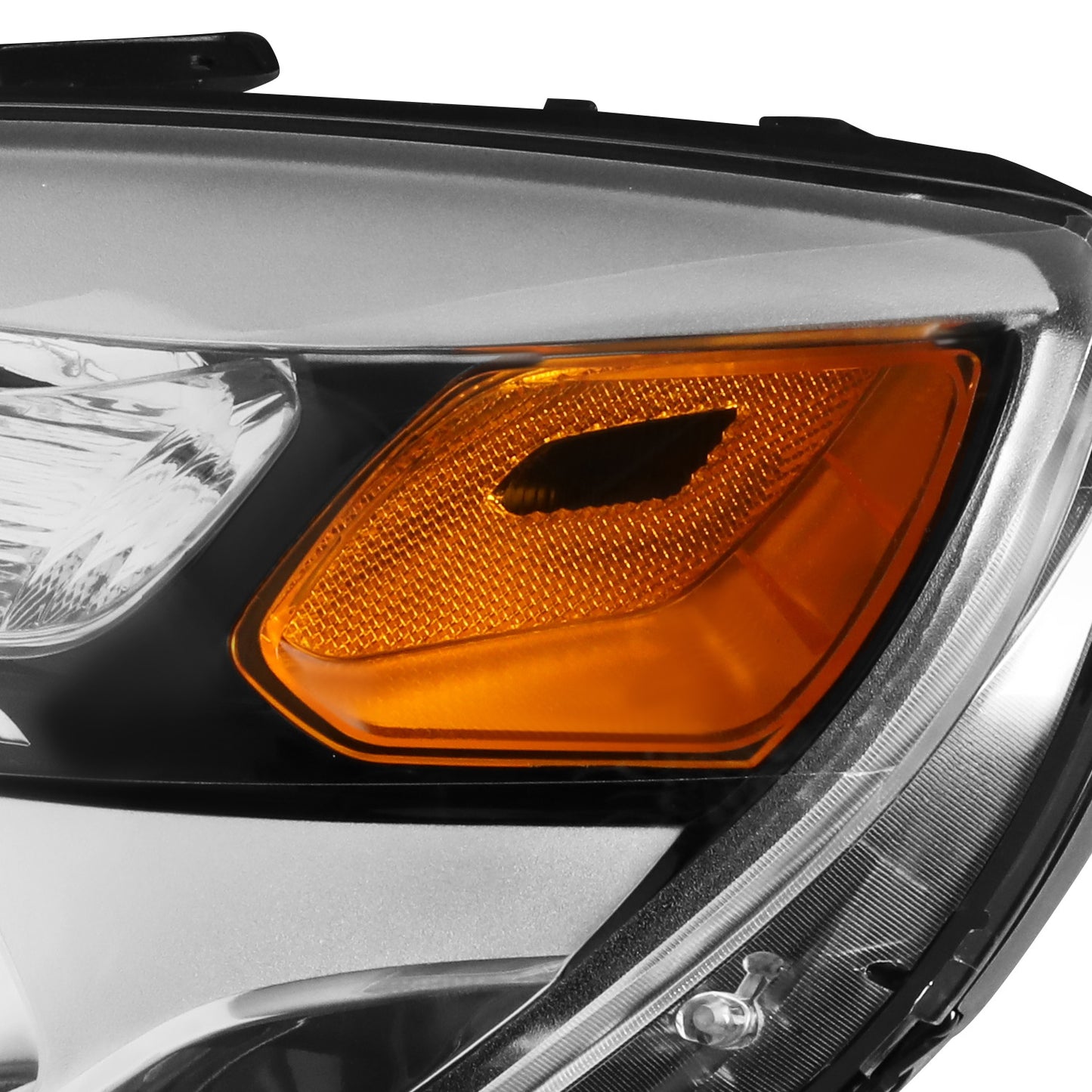 FAROS 16-17 CHEVROLET EQUINOX - USES 9005 HIGH / H11 LOW BEAM BULBS / 7444NA SIGNAL - LEFT - OE STYLE - CHROME
