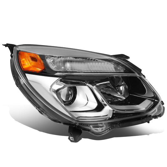 FAROS 16-17 CHEVROLET EQUINOX - USES 9005 HIGH / H11 LOW BEAM BULBS / 7444NA SIGNAL - RIGHT - OE STYLE - CHROME