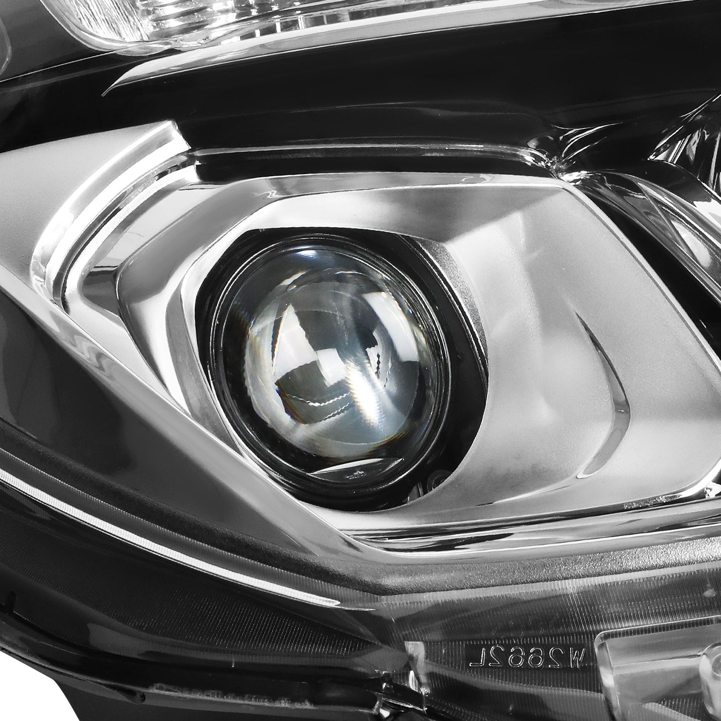 FAROS 16-17 CHEVROLET EQUINOX - USES 9005 HIGH / H11 LOW BEAM BULBS / 7444NA SIGNAL - RIGHT - OE STYLE - CHROME