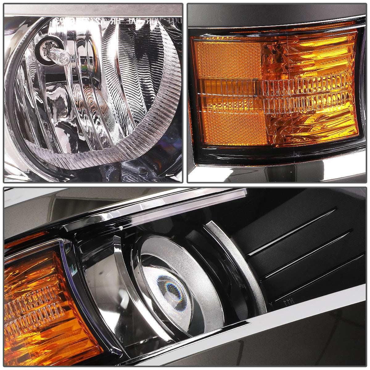 FAROS OE STYLE - 15-19 CHEVY SILVERADO 2500HD / 15-19 CHEVY SILVERADO 3500HD - 9005 HIGH / H11 LOW / 7443A SIGNAL - RIGHT