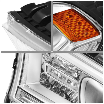 FAROS OE STYLE - 14-20 DODGE DURANGO - FITS MODELS W/ HALOGEN HEADLIGHTS WITHOUT LED DRL ONLY - 9005 HIGH & LOW BEAM / 3157 SIGNAL - LEFT