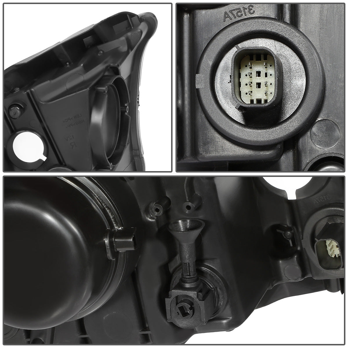 FAROS OE STYLE - 14-20 DODGE DURANGO - FITS MODELS W/ HALOGEN HEADLIGHTS WITHOUT LED DRL ONLY - 9005 HIGH & LOW BEAM / 3157 SIGNAL - RIGHT