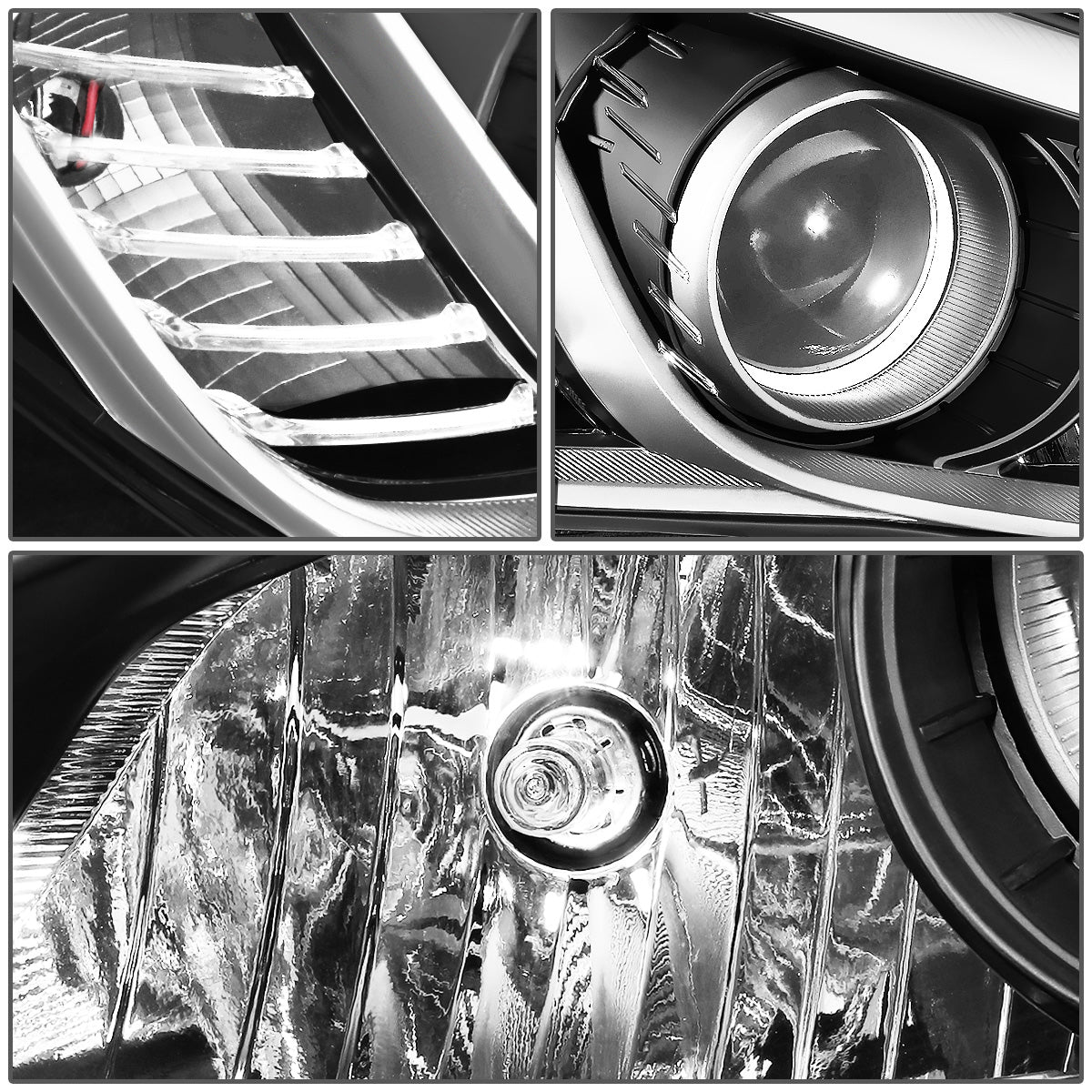 FAROS OE STYLE - 15-17 HYUNDAI SONATA - FITS MODELS W/ HALOGEN HEADLIGHTS - 9005 HIGH BEAM / H7 LOW BEAM / 2357A SIGNAL - RIGHT