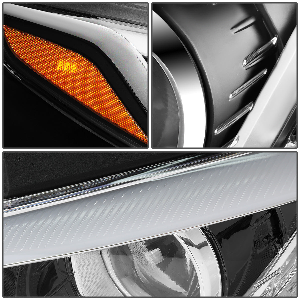 FAROS OE STYLE - 15-17 HYUNDAI SONATA - FITS MODELS W/ HALOGEN HEADLIGHTS - 9005 HIGH BEAM / H7 LOW BEAM / 2357A SIGNAL - RIGHT