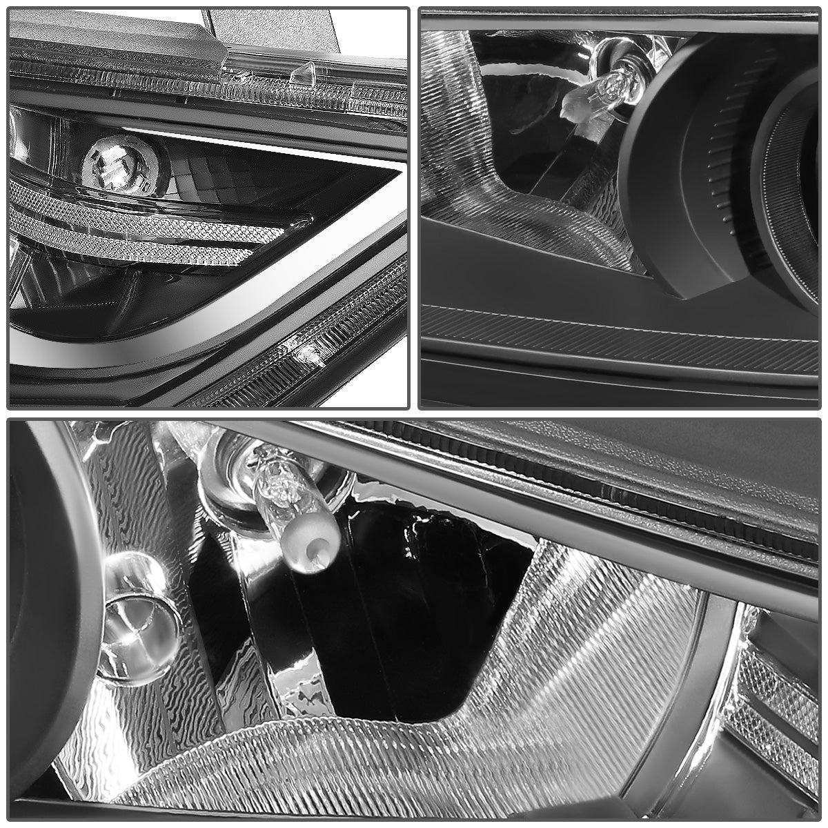 FAROS OE STYLE - 17-18 HYUNDAI ELANTRA SEDAN W/ TECH PACKAGE - 9005 HIGH / H7 LOW PY21W SIGNAL - RIGHT