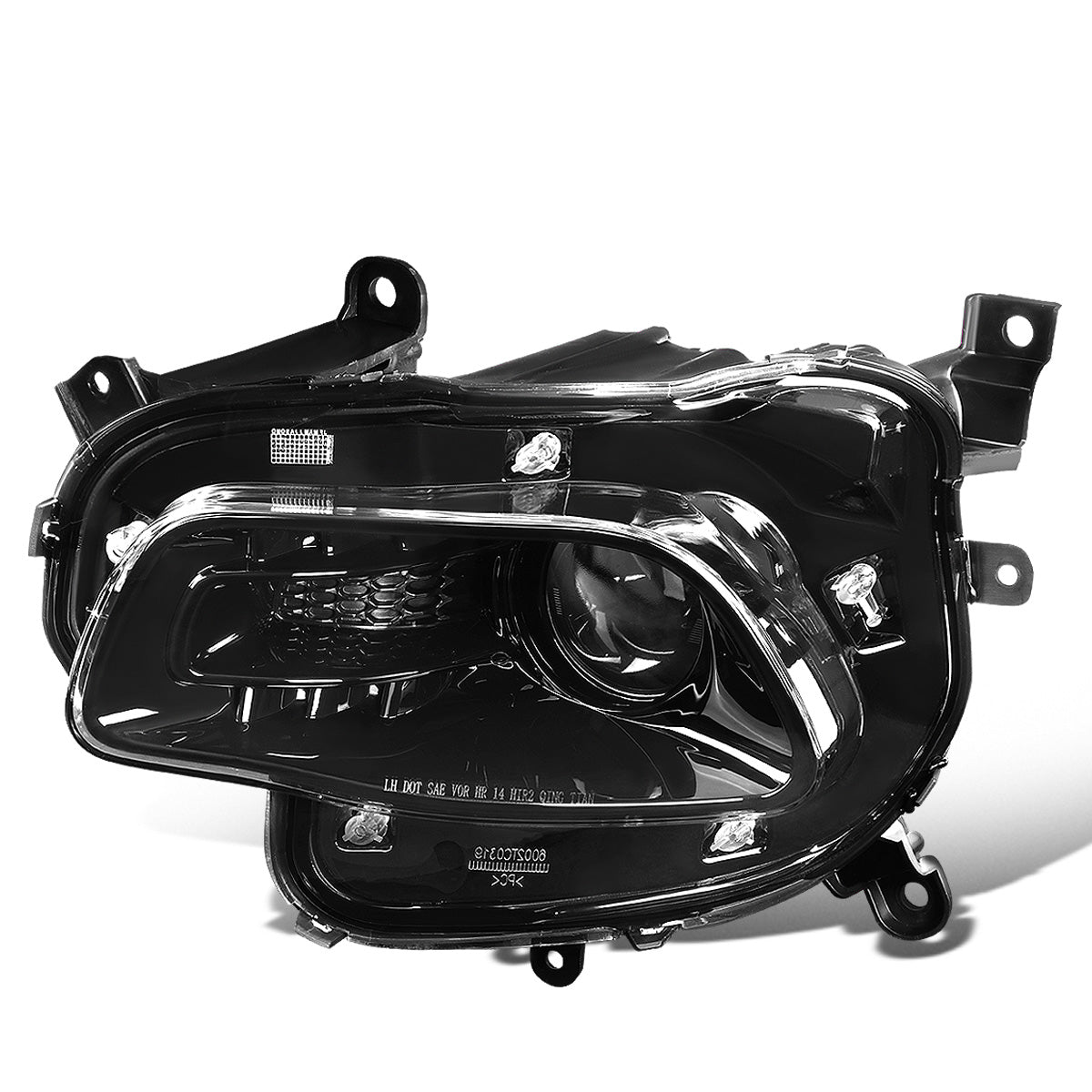 FAROS OE STYLE - 14-18 JEEP CHEROKEE - USES 9012 HIR BULB - LEFT - OE STYLE - BLACK