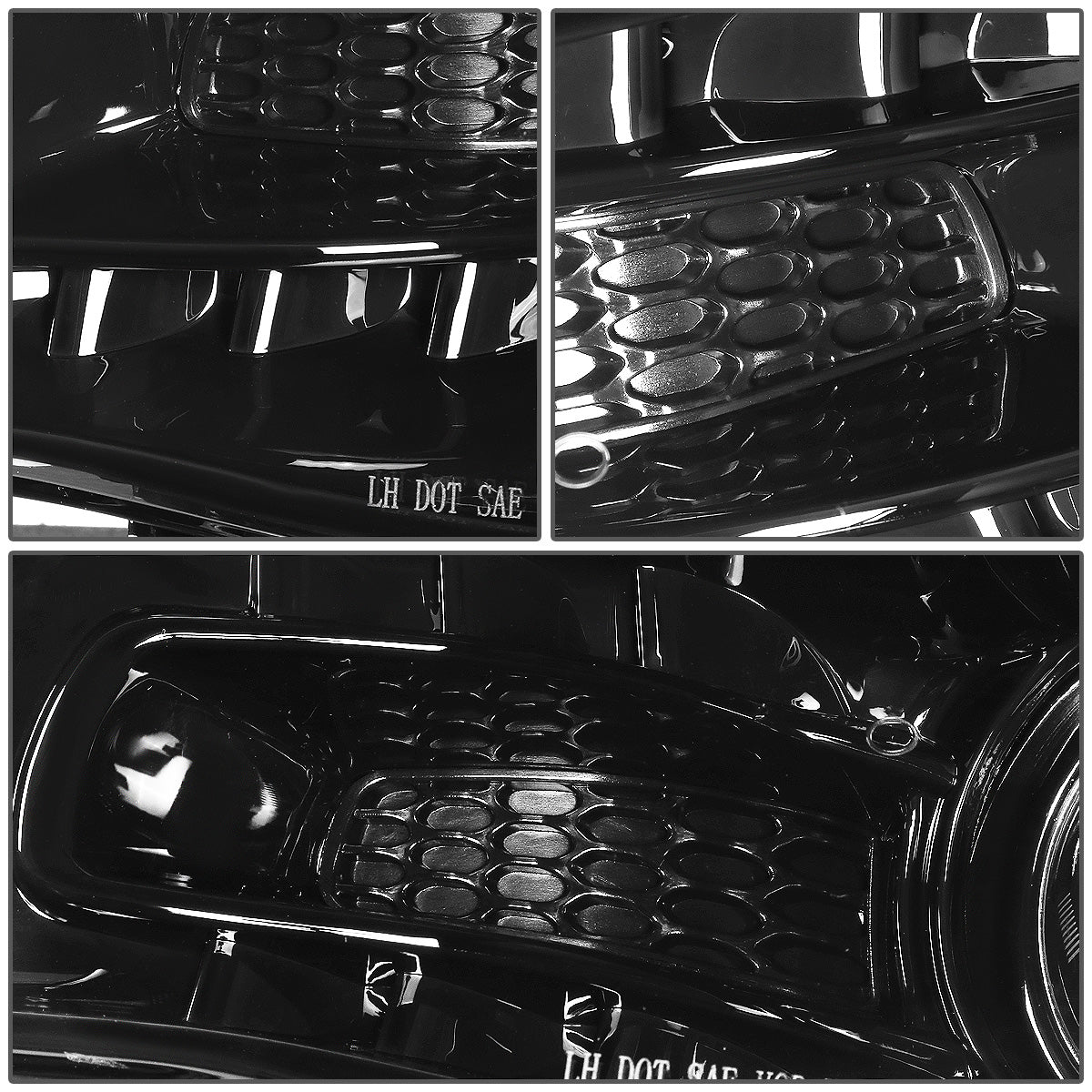 FAROS OE STYLE - 14-18 JEEP CHEROKEE - USES 9012 HIR BULB - LEFT - OE STYLE - BLACK