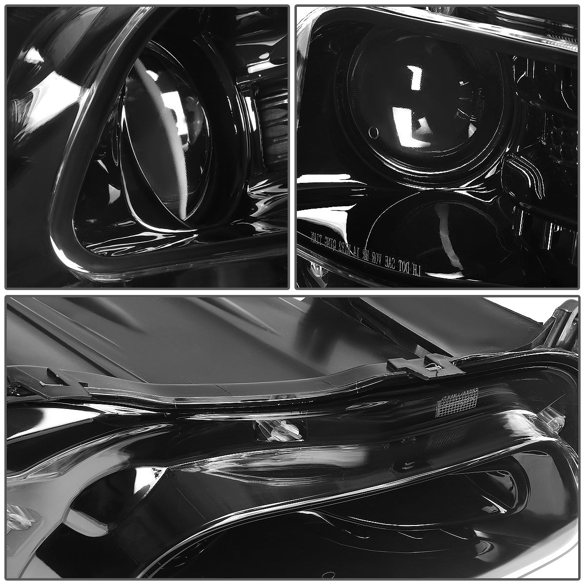 FAROS OE STYLE - 14-18 JEEP CHEROKEE - USES 9012 HIR BULB - RIGHT - OE STYLE - BLACK