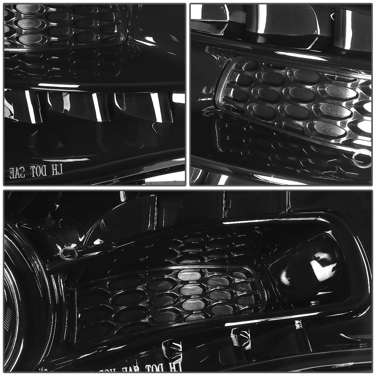 FAROS OE STYLE - 14-18 JEEP CHEROKEE - USES 9012 HIR BULB - RIGHT - OE STYLE - BLACK