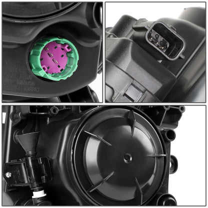 FAROS OE STYLE - 14-18 JEEP CHEROKEE - USES 9012 HIR BULB - RIGHT - OE STYLE - BLACK