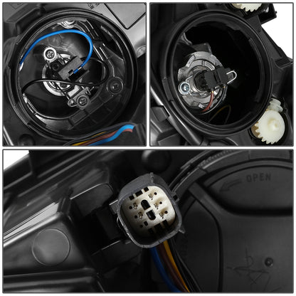 FAROS 19-21 CHEVY MALIBU - USES H7 HIGH / H1 LOW BEAM BULBS - FITS HALOGEN HEADLIGHT MODELS, NOT FOR FACTORY LED HEADLIGHTS - RIGHT - OE STYLE - BLACK