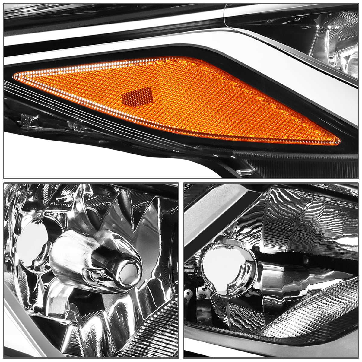 FAROS OE STYLE - 20-22 NISSAN SENTRA S, SV - FITS MODELS WITH FACTORY HALOGEN HEADLIGHTS ONLY - 3157A TURN SIGNAL / H9 HIGH BEAM / H11 LOW BEAM - RIGHT