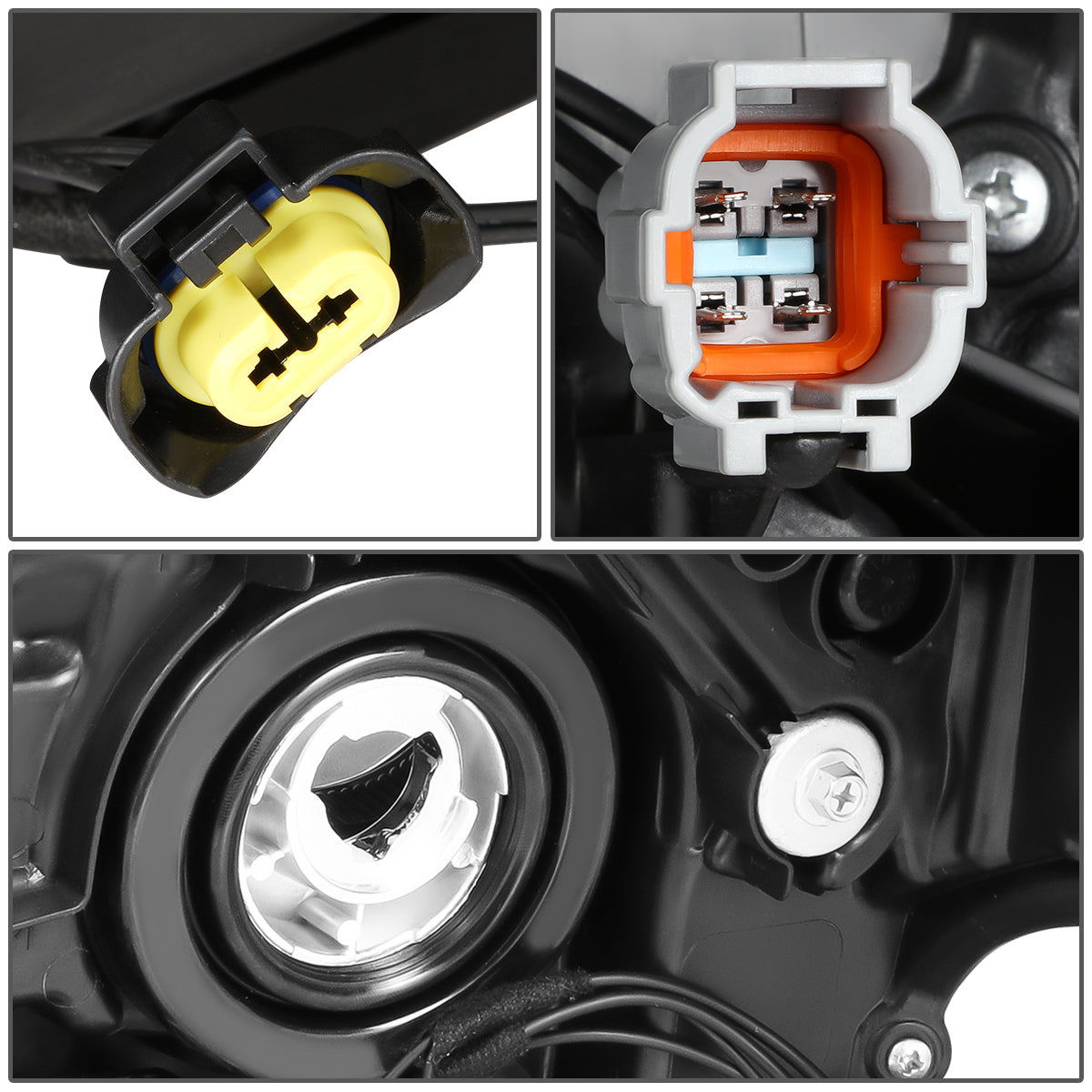 FAROS OE STYLE - 20-22 NISSAN SENTRA S, SV - FITS MODELS WITH FACTORY HALOGEN HEADLIGHTS ONLY - 3157A TURN SIGNAL / H9 HIGH BEAM / H11 LOW BEAM - RIGHT