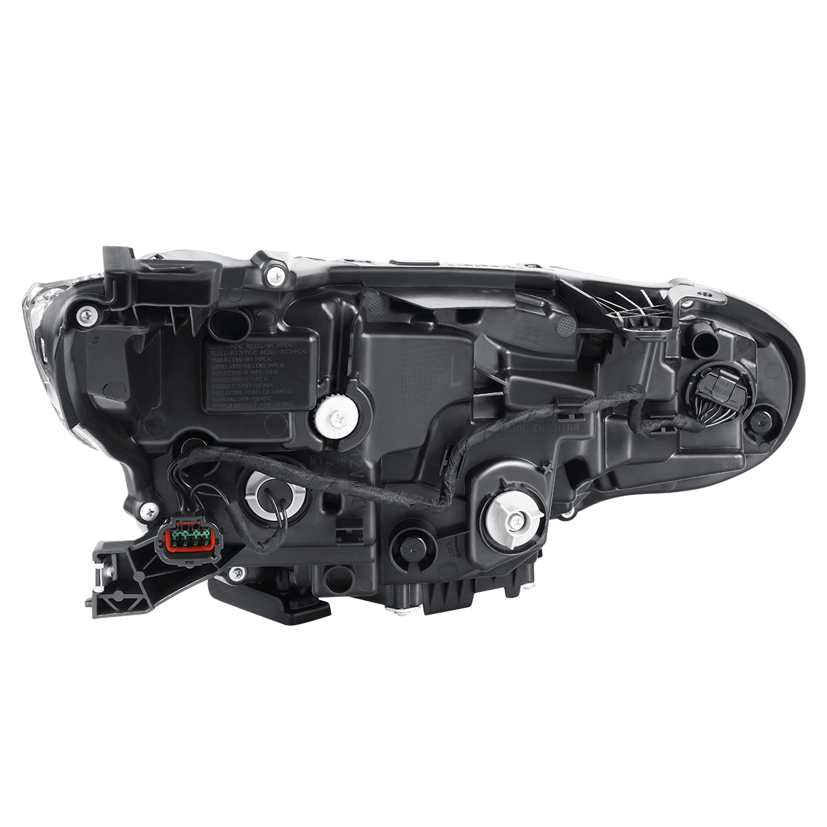 FAROS OE STYLE - 20-22 NISSAN SENTRA - USES H9 HIGH / H11 LOW BEAM BULBS W/ DRL - FITS S, SR PREMIUM, SV MODELS ONLY ALSO FITS WITH FACTORY LED HEADLIGHTS - LEFT - OE STYLE - CHROME