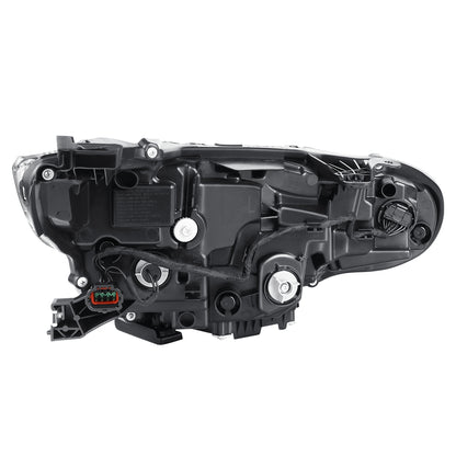 FAROS OE STYLE - 20-22 NISSAN SENTRA - USES H9 HIGH / H11 LOW BEAM BULBS W/ DRL - FITS S, SR PREMIUM, SV MODELS ONLY ALSO FITS WITH FACTORY LED HEADLIGHTS - LEFT - OE STYLE - CHROME