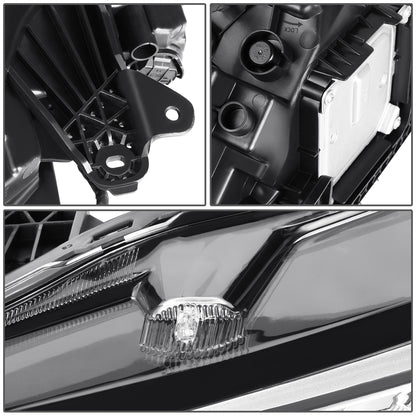 FAROS OE STYLE - 20-22 NISSAN SENTRA - USES H9 HIGH / H11 LOW BEAM BULBS W/ DRL - FITS S, SR PREMIUM, SV MODELS ONLY ALSO FITS WITH FACTORY LED HEADLIGHTS - LEFT - OE STYLE - CHROME