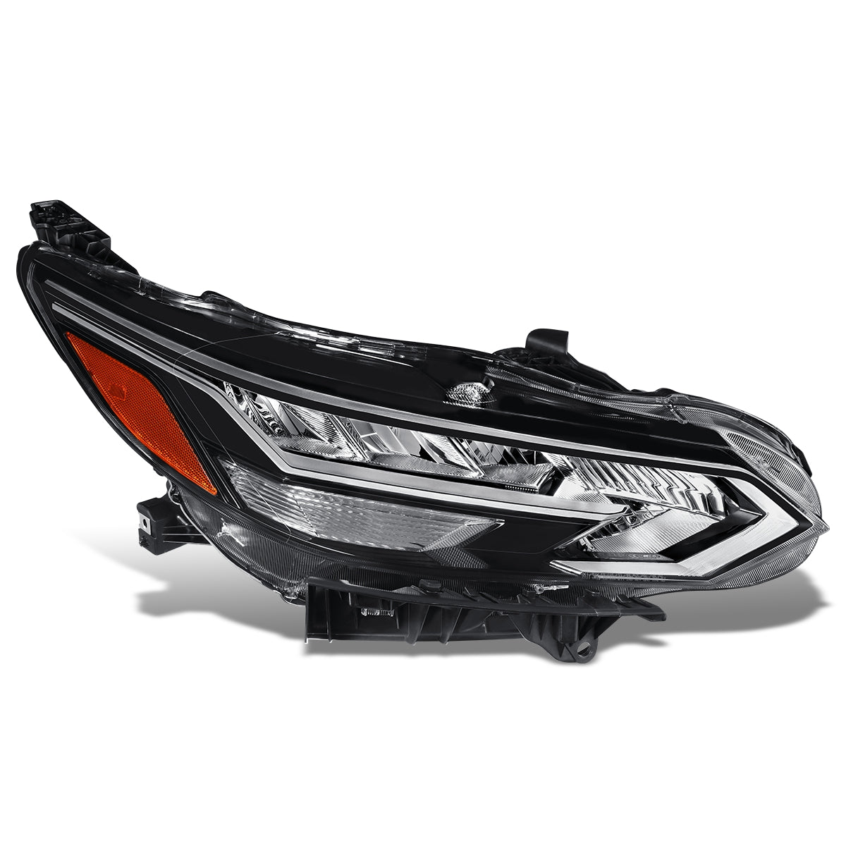 FAROS OE STYLE - 20-22 NISSAN SENTRA - USES H9 HIGH / H11 LOW BEAM BULBS W/ DRL - FITS S, SR PREMIUM, SV MODELS ONLY ALSO FITS WITH FACTORY LED HEADLIGHTS - RIGHT - OE STYLE - CHROME