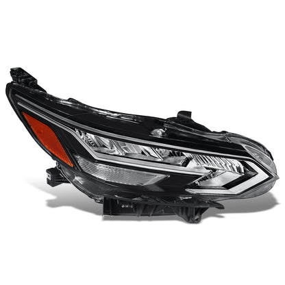 FAROS OE STYLE - 20-22 NISSAN SENTRA - USES H9 HIGH / H11 LOW BEAM BULBS W/ DRL - FITS S, SR PREMIUM, SV MODELS ONLY ALSO FITS WITH FACTORY LED HEADLIGHTS - RIGHT - OE STYLE - CHROME