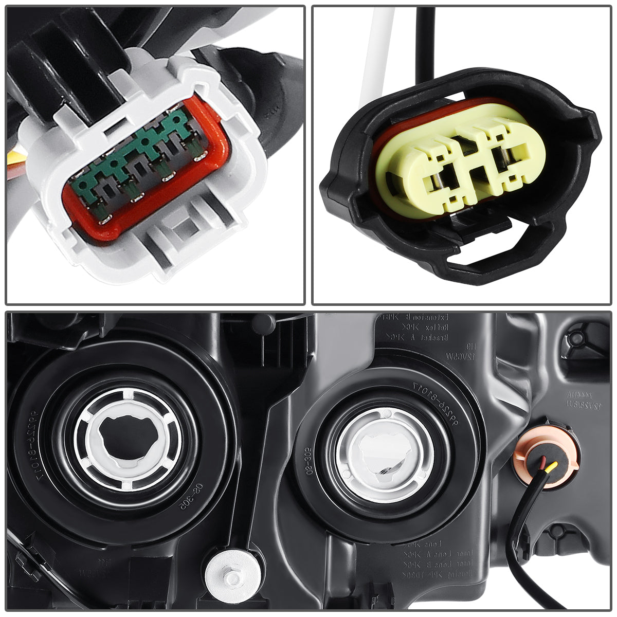 FAROS OE STYLE - 16-18 NISSAN ALTIMA - FITS MODELS WITH FACTORY HALOGEN HEADLIGHTS ONLY - H11 LOW BEAM / H9 HIGH BEAM / 168 SIDE MARKER / 7444NA TURN SIGNAL - LEFT