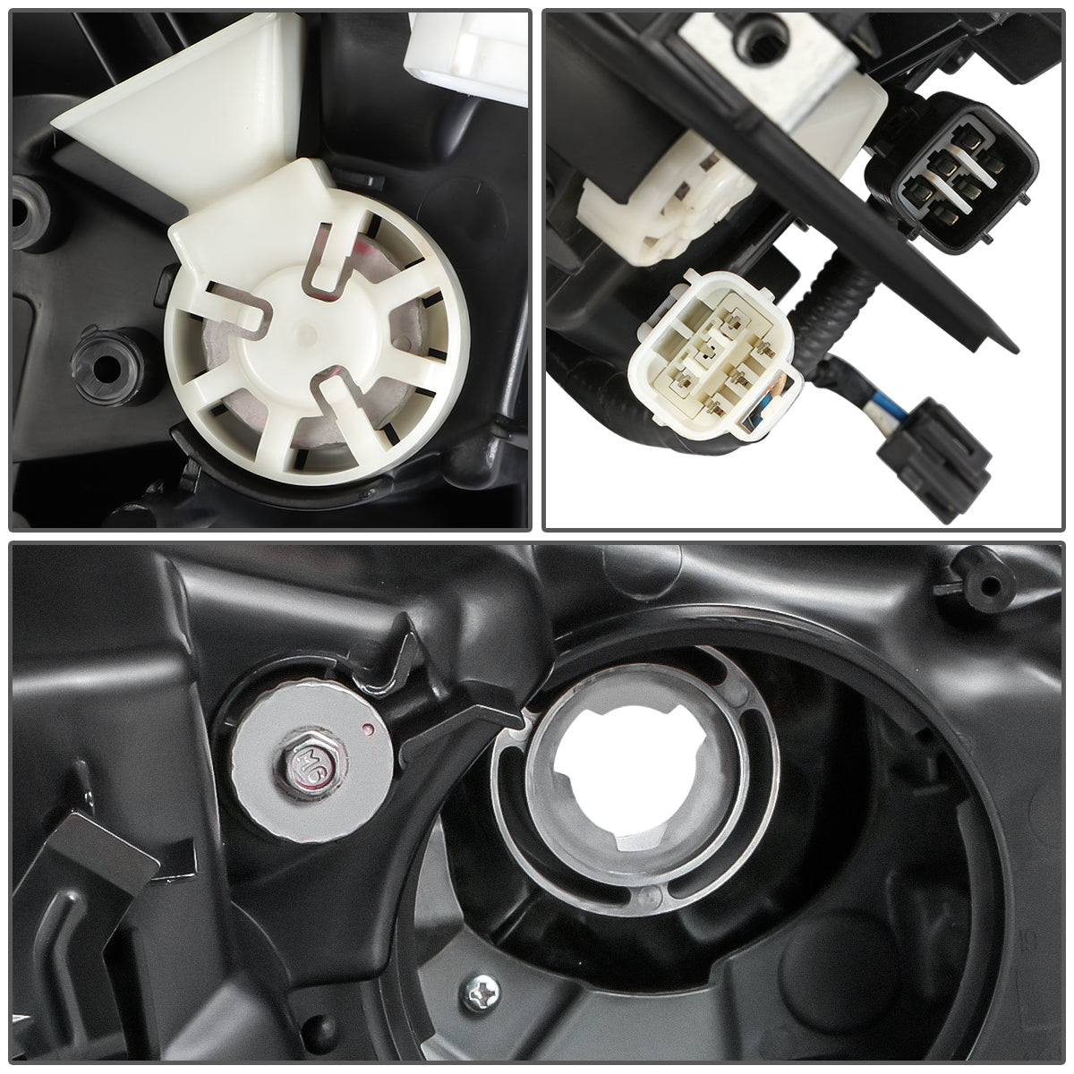 FAROS OE STYLE - 16-18 LEXUS ES300H / 16-18 LEXUS ES350 - FITS MODELS WITH FACTORY HALOGEN HIGH BEAM HEADLIGHTS ONLY - 168 SIDE MARKER, 7444NA TURN SIGNAL, H9 HIGH BEAM - LEFT