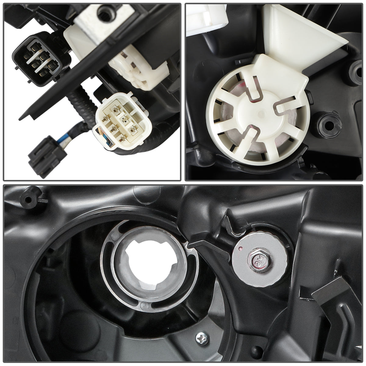 FAROS OE STYLE - 16-18 LEXUS ES300H / 16-18 LEXUS ES350 - FITS MODELS WITH FACTORY HALOGEN HIGH BEAM HEADLIGHTS ONLY - 168 SIDE MARKER, 7444NA TURN SIGNAL, H9 HIGH BEAM - RIGHT