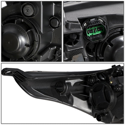 FAROS OE STYLE - 19-21 KIA FORTE - USES H7 HIGH / 9005 LOW BEAM BULBS / 7507 TURN SIGNAL - FITS S, SR PREMIUM, SV MODELS ONLY FITS W/ FACTORY LED HEADLIGHTS ASLO FITS SEDAN MODELS W/ HALOGEN HEADLIGHTS W/O LED DRL - LEFT - OE STYLE - BLACK