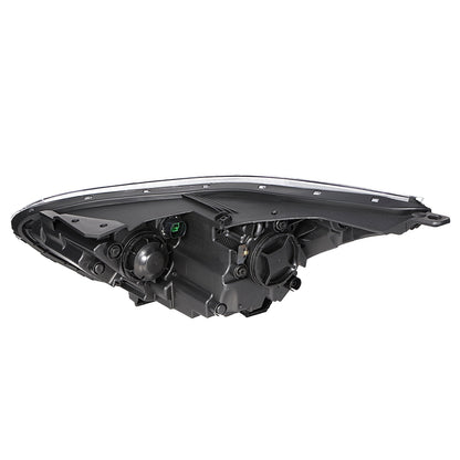 FAROS OE STYLE - 19-21 KIA FORTE - USES H7 HIGH / 9005 LOW BEAM BULBS / 7507 TURN SIGNAL - FITS S, SR PREMIUM, SV MODELS ONLY FITS W/ FACTORY LED HEADLIGHTS ASLO FITS SEDAN MODELS W/ HALOGEN HEADLIGHTS W/O LED DRL - RIGHT - OE STYLE - BLACK