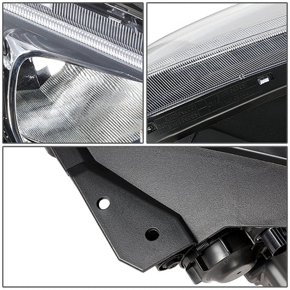 FAROS OE STYLE - 19-21 KIA FORTE - USES H7 HIGH / 9005 LOW BEAM BULBS / 7507 TURN SIGNAL - FITS S, SR PREMIUM, SV MODELS ONLY FITS W/ FACTORY LED HEADLIGHTS ASLO FITS SEDAN MODELS W/ HALOGEN HEADLIGHTS W/O LED DRL - RIGHT - OE STYLE - BLACK