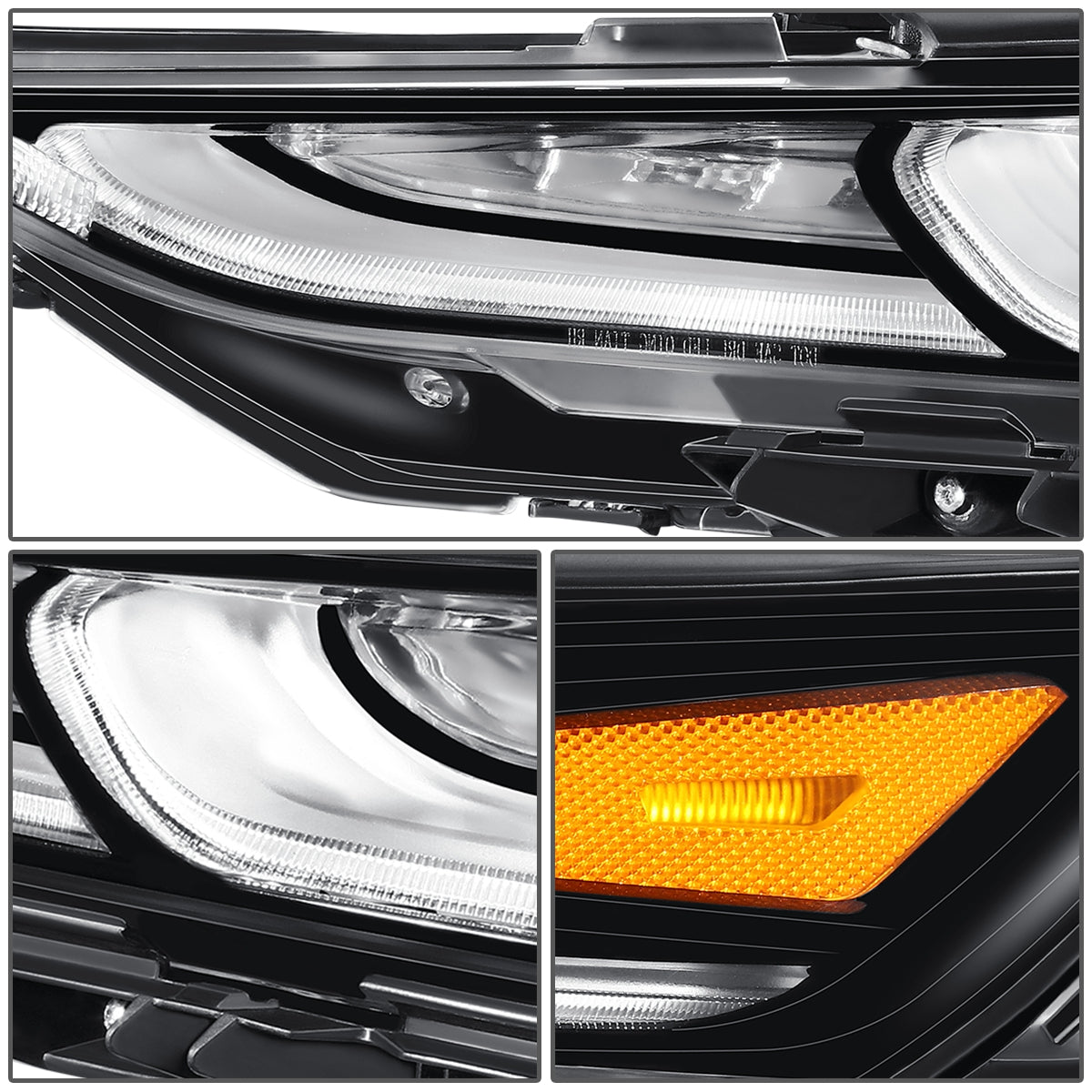 FAROS OE STYLE - 19-20 HYUNDAI SANTA FE - DAYTIME RUNNING LIGHTS - LEFT - OE STYLE - BLACK