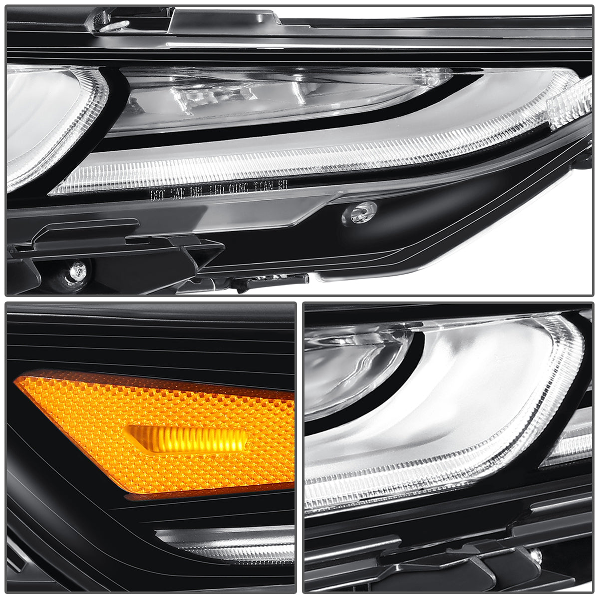 FAROS OE STYLE - 19-20 HYUNDAI SANTA FE - DAYTIME RUNNING LIGHTS - RIGHT - OE STYLE - BLACK