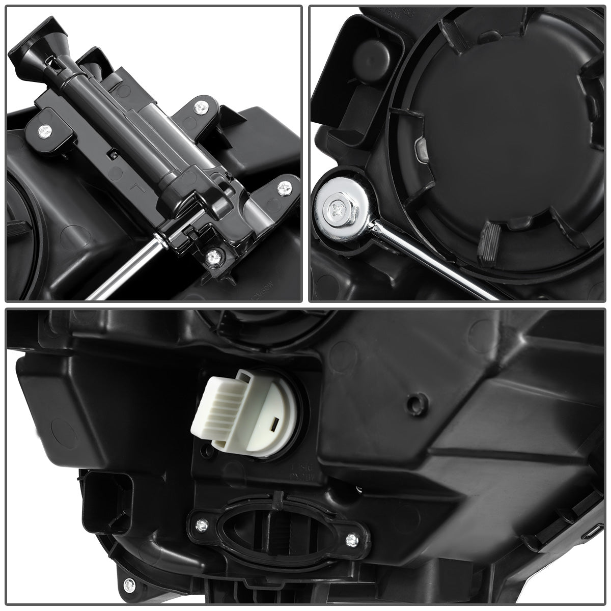 FAROS OE STYLE - 19-21 HYUNDAI SANTA FE - USES 9005 HIGH / LOW BEAM BULBS / 1156A TURN SIGNAL - LEFT - OE STYLE - BLACK