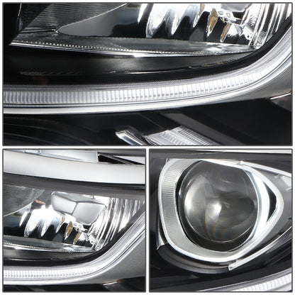 FAROS OE STYLE - 19-20 KIA OPTIMA - USES 9005 HIGH / LOW BEAM BULBS / 2825 SIDE MARKERS W/ DAYTIME RUNNING LIGHTS - FITS MODELS WITH LED DRL - LEFT - OE STYLE - BLACK