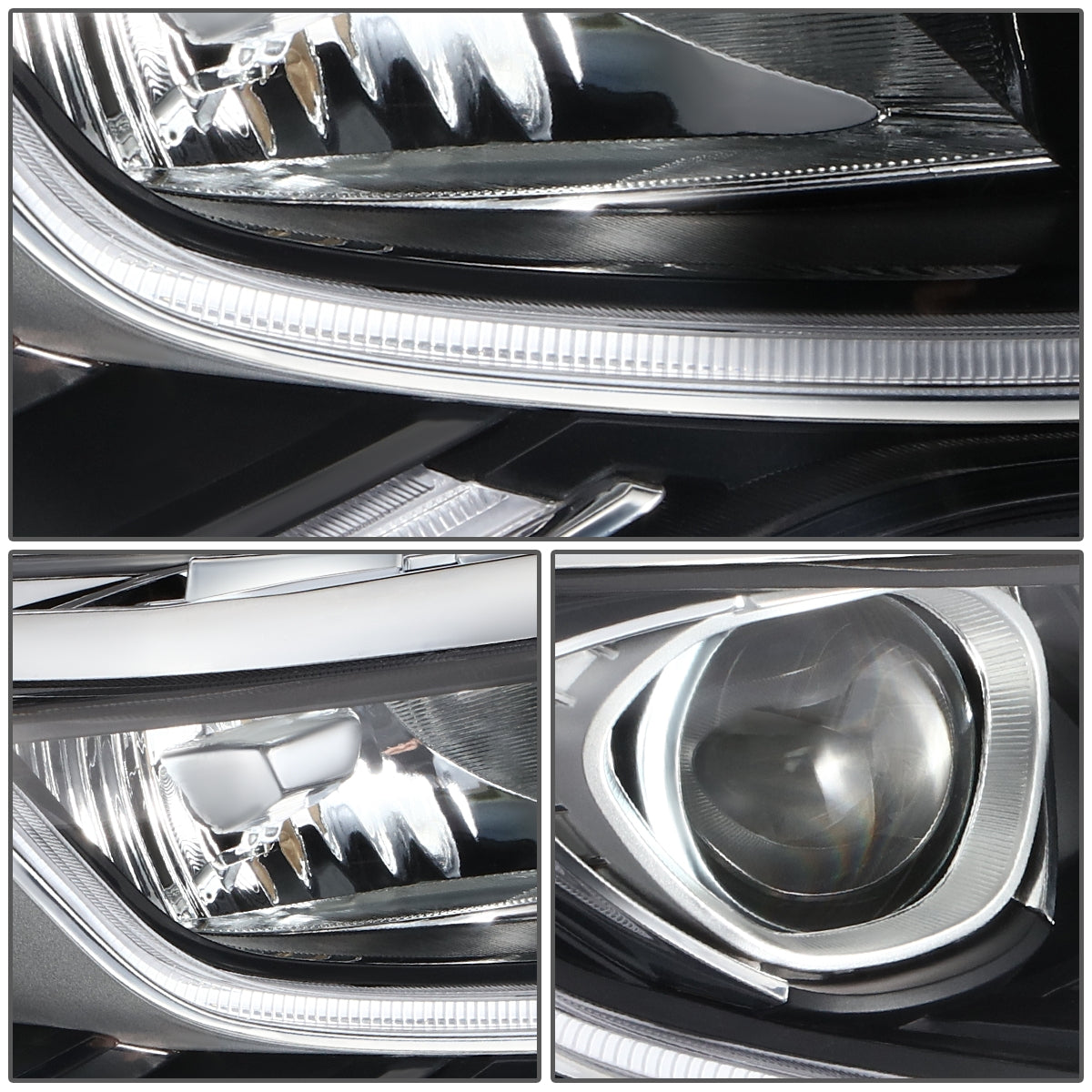 FAROS OE STYLE - 19-20 KIA OPTIMA - USES 9005 HIGH / LOW BEAM BULBS / 2825 SIDE MARKERS W/ DAYTIME RUNNING LIGHTS - FITS MODELS WITH LED DRL - RIGHT - OE STYLE - BLACK