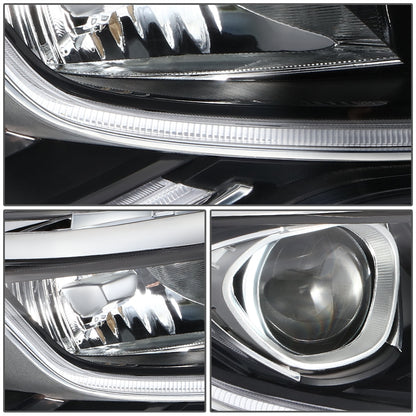 FAROS OE STYLE - 19-20 KIA OPTIMA - USES 9005 HIGH / LOW BEAM BULBS / 2825 SIDE MARKERS W/ DAYTIME RUNNING LIGHTS - FITS MODELS WITH LED DRL - RIGHT - OE STYLE - BLACK