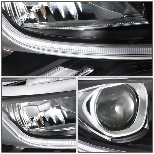 FAROS OE STYLE - 19-20 KIA OPTIMA - USES 9005 HIGH / LOW BEAM BULBS / 2825 SIDE MARKERS W/ DAYTIME RUNNING LIGHTS - FITS MODELS WITH LED DRL - RIGHT - OE STYLE - BLACK