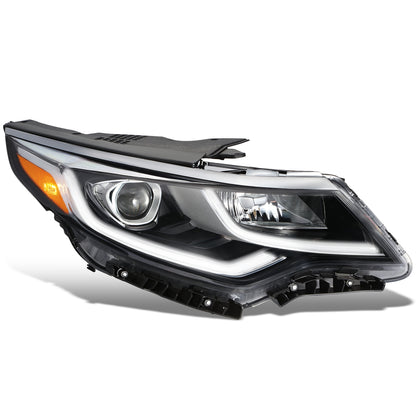 FAROS OE STYLE - 19-20 KIA OPTIMA - USES 9005 HIGH / LOW BEAM BULBS / 2825 SIDE MARKERS W/ DAYTIME RUNNING LIGHTS - FITS MODELS WITH LED DRL - RIGHT - OE STYLE - BLACK