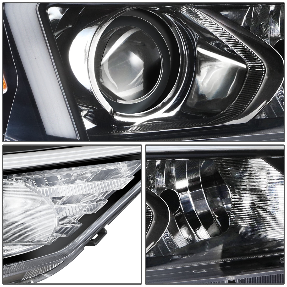 FAROS OE STYLE - 19-21 HYUNDAI TUCSON - USES 9005 HIGH / H7 LOW BEAM BULBS / 2357A TURN SIGNAL - FITS HALOGEN LAMP MODELS W/O LED POSITION LAMP - RIGHT - OE STYLE - BLACK