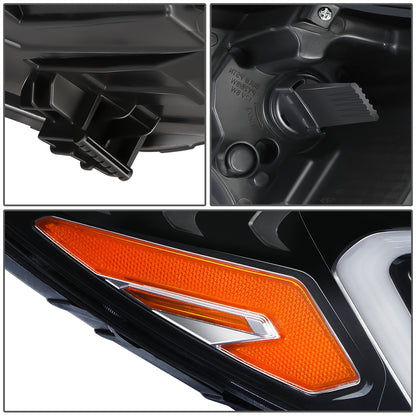 FAROS OE STYLE - 19-21 HYUNDAI TUCSON - USES 9005 HIGH / H7 LOW BEAM BULBS / 2357A TURN SIGNAL - FITS HALOGEN LAMP MODELS W/O LED POSITION LAMP - RIGHT - OE STYLE - BLACK