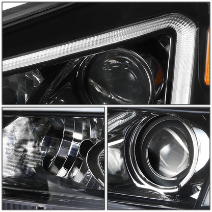 FAROS OE STYLE - 19-21 HYUNDAI TUCSON - USES 9005 HIGH / H7 LOW BEAM BULBS / 2357A TURN SIGNAL W/ DAYTIME RUNNING LIGHTS - FITS HALOGEN LAMP MODELS W/O LED POSITION LAMP - LEFT - OE STYLE - BLACK