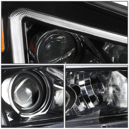 FAROS OE STYLE - 19-21 HYUNDAI TUCSON - USES 9005 HIGH / H7 LOW BEAM BULBS / 2357A TURN SIGNAL W/ DAYTIME RUNNING LIGHTS - FITS HALOGEN LAMP MODELS W/O LED POSITION LAMP - RIGHT - OE STYLE - BLACK