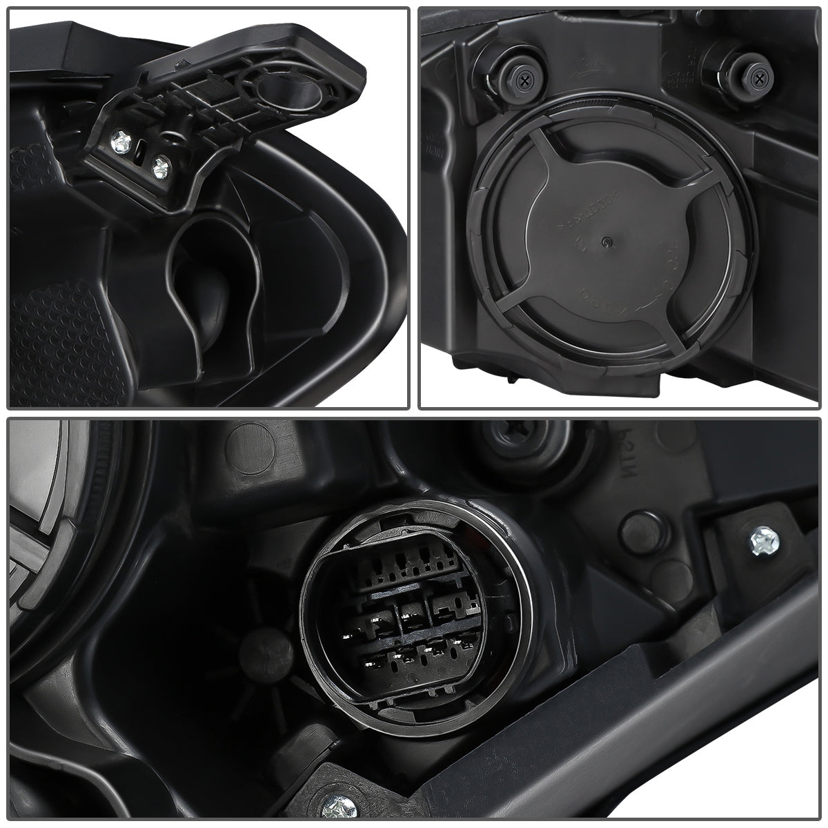FAROS OE STYLE - 19-21 HYUNDAI TUCSON - USES 9005 HIGH / H7 LOW BEAM BULBS / 2357A TURN SIGNAL W/ DAYTIME RUNNING LIGHTS - FITS HALOGEN LAMP MODELS W/O LED POSITION LAMP - RIGHT - OE STYLE - BLACK