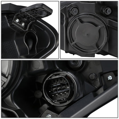 FAROS OE STYLE - 19-21 HYUNDAI TUCSON - USES 9005 HIGH / H7 LOW BEAM BULBS / 2357A TURN SIGNAL W/ DAYTIME RUNNING LIGHTS - FITS HALOGEN LAMP MODELS W/O LED POSITION LAMP - RIGHT - OE STYLE - BLACK