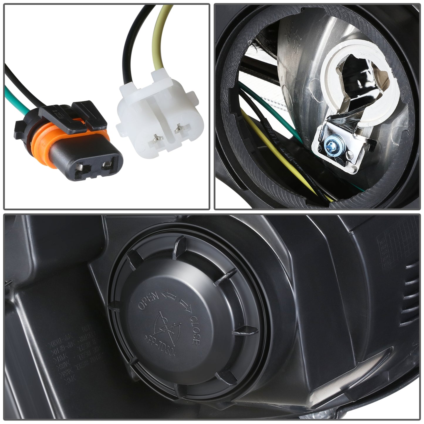 FAROS OE STYLE -12-16 CHEVY SONIC - - BLACK BEZEL - LEFT SIDE