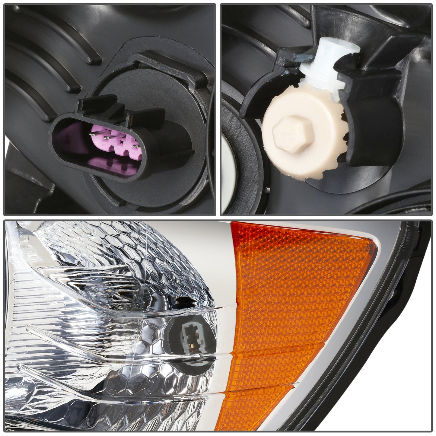 FAROS OE STYLE -12-16 CHEVY SONIC - - BLACK BEZEL - LEFT SIDE