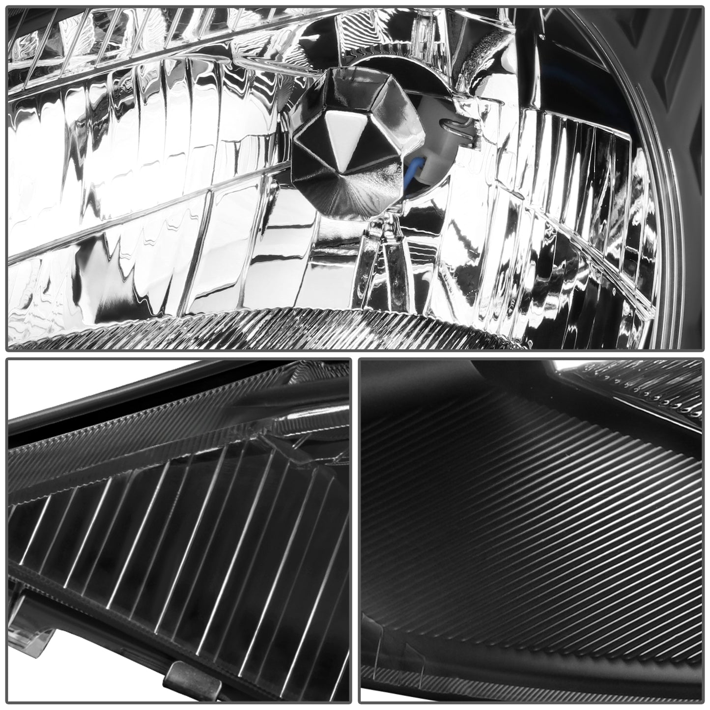 FAROS OE STYLE - 03-04 FORD FOCUS - LEFT SIDE - BLACK HOUSING