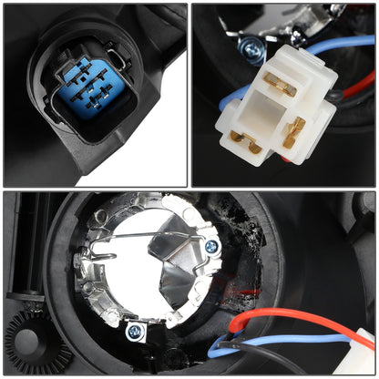 FAROS OE STYLE - 03-04 FORD FOCUS - LEFT SIDE - BLACK HOUSING