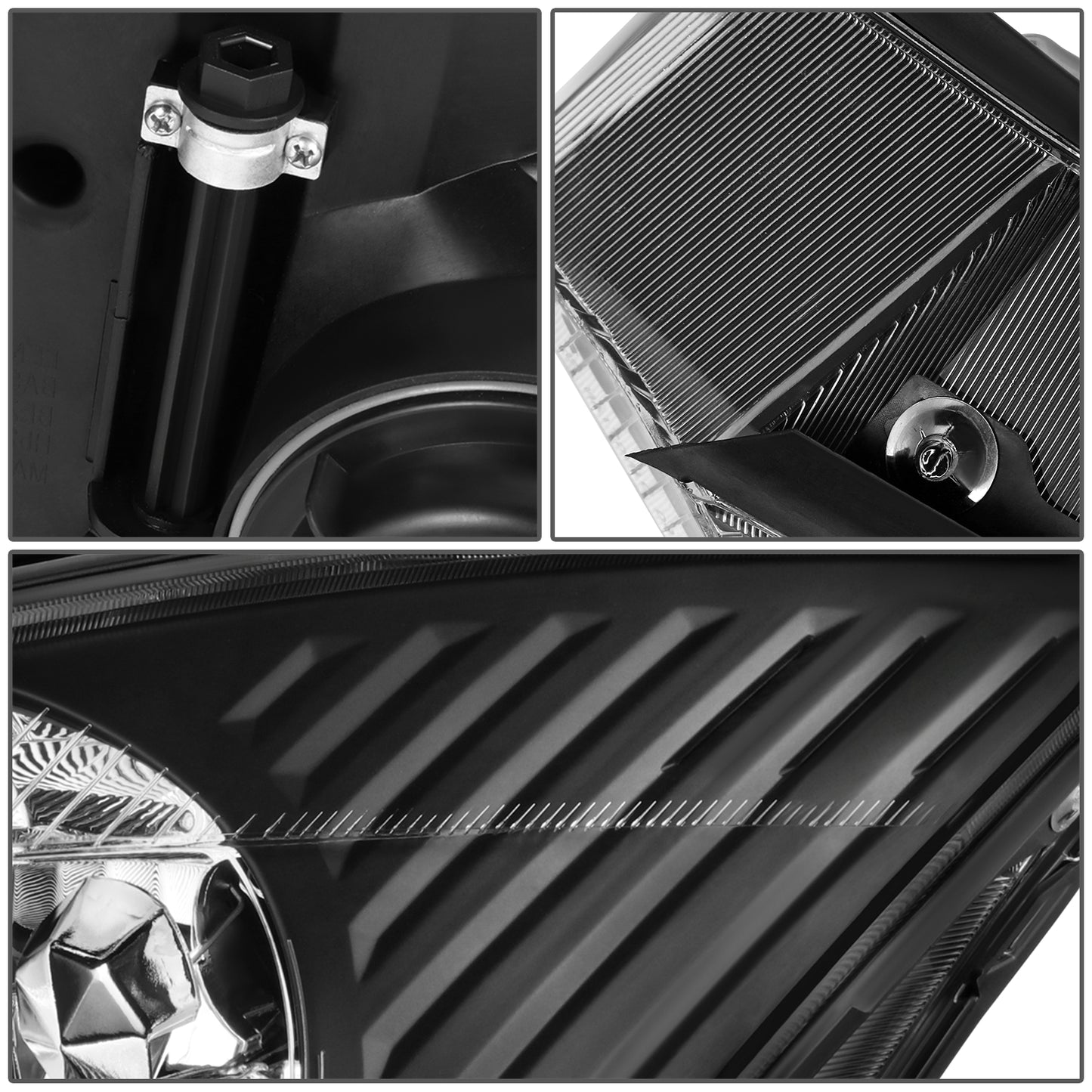 FAROS OE STYLE - 03-04 FORD FOCUS - LEFT SIDE - BLACK HOUSING