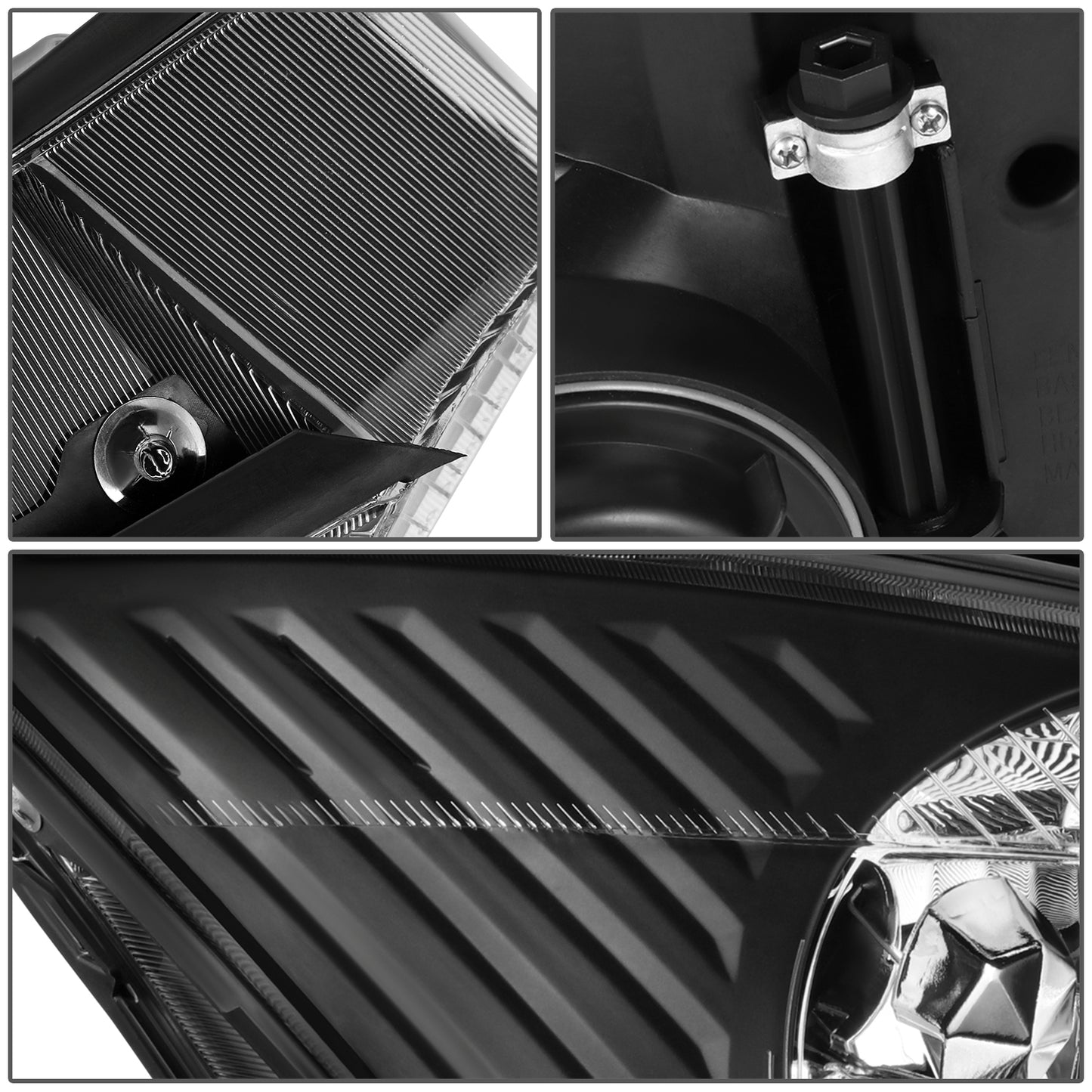 FAROS OE STYLE - 03-04 FORD FOCUS - RIGHT SIDE - BLACK HOUSING